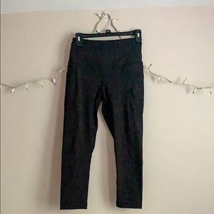 90 Degree Black Crop Leggings